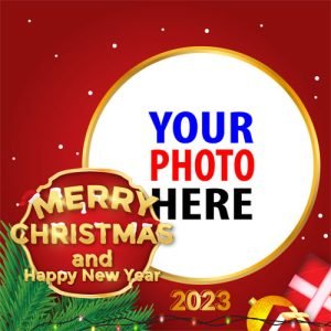 Merry Christmas and Happy New Year 2023 Twibbon Images | merry christmas wish 2023 1 image