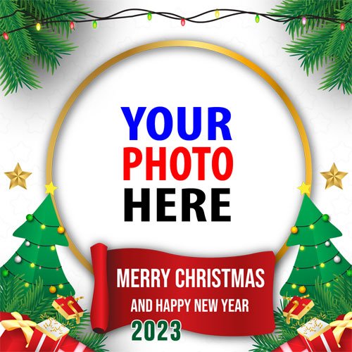 twibbonize Christmas and New Year Wishes Images PNG 2023 template frame design 4 img