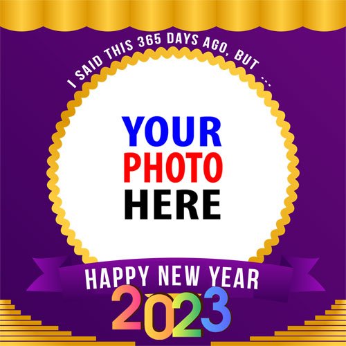twibbonize 2023 happy new year wishes images template frame design 14 img
