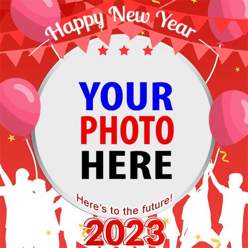 twibbonize 2023 happy new year wishes images template frame design 4 img