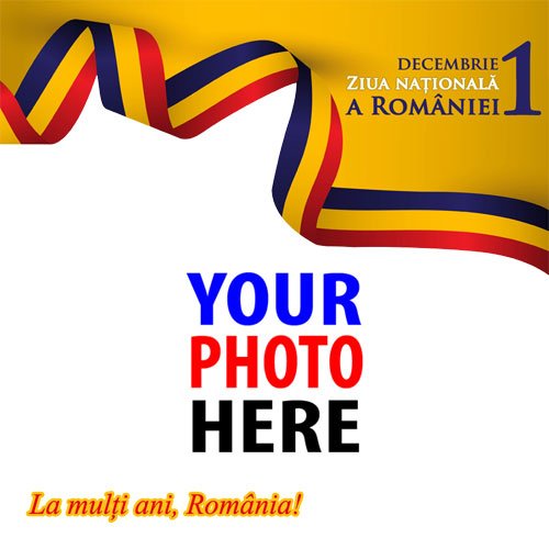 twibbonize 1 Decembrie Ziua nationala a Romaniei picture frame design 3 img