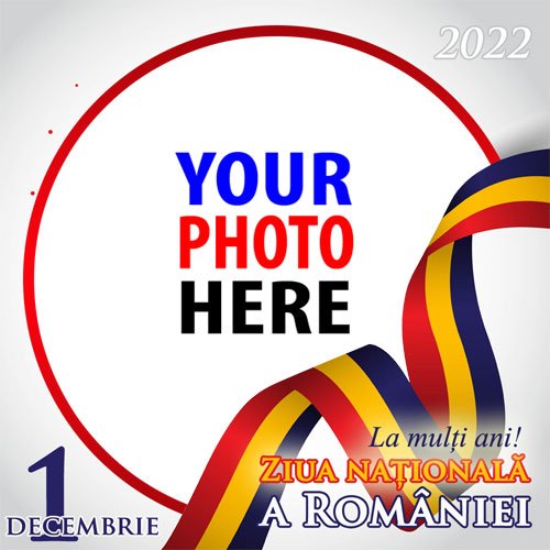 twibbonize 1 Decembrie Ziua nationala a Romaniei picture frame design 4 img