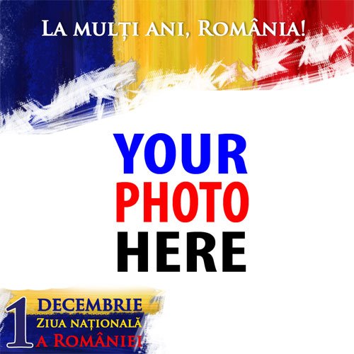twibbonize 1 Decembrie Ziua nationala a Romaniei picture frame design 5 img