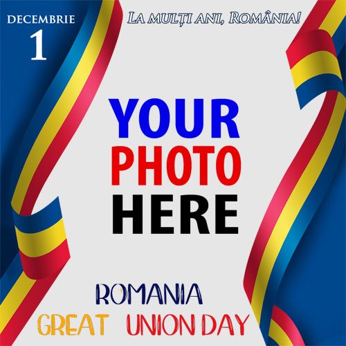 twibbonize 1 Decembrie Ziua nationala a Romaniei picture frame design 6 img