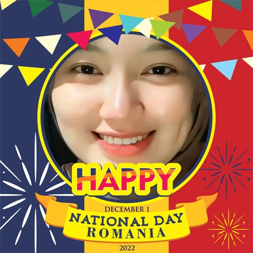 Romania National Day 2022 - Ziua națională a României | romania national day twibbon image image