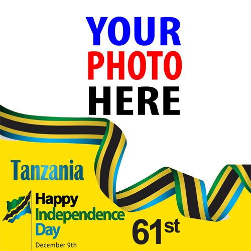 twibbonize 2022 Tanzania Independence Day Celebration template frame design 1 img