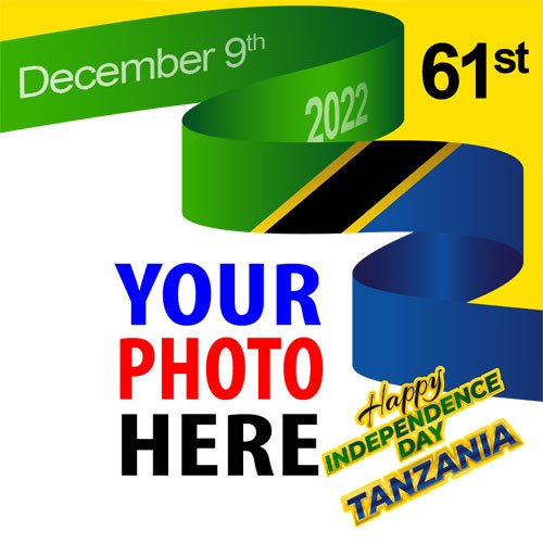 twibbonize 2022 Tanzania Independence Day Celebration template frame design 2 img