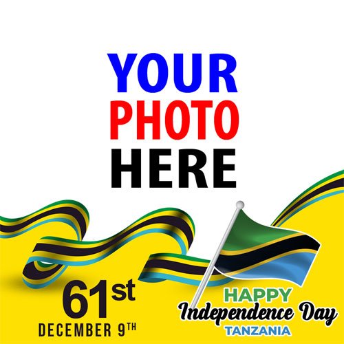 twibbonize 2022 Tanzania Independence Day Celebration template frame design 3 img