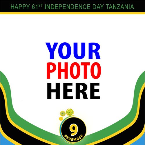 twibbonize 2022 Tanzania Independence Day Celebration template frame design 5 img