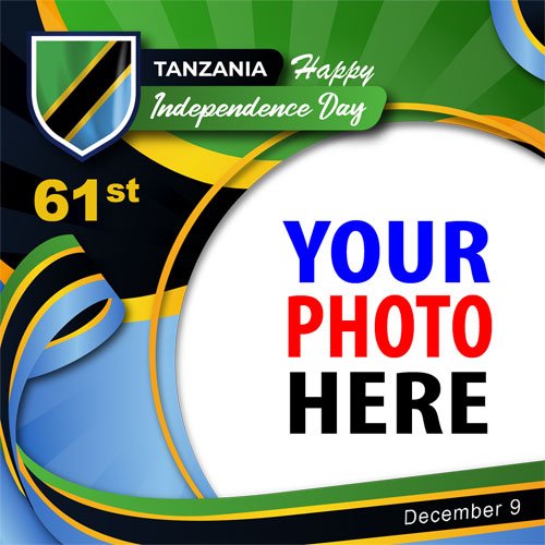 twibbonize 2022 Tanzania Independence Day Celebration template frame design 8 img