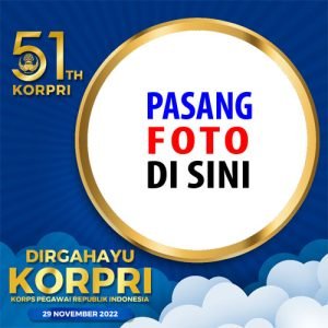 Twibbon Terbaru Hari KORPRI 2022 | twibbon hut korpri 2022 ke 51 10 image