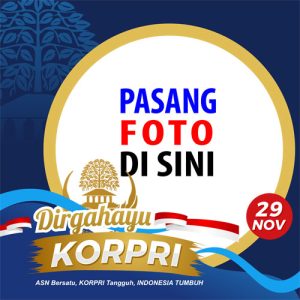 Twibbon Terbaru Hari KORPRI 2022 | twibbon hut korpri 2022 ke 51 12 image