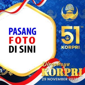 Twibbon Terbaru Hari KORPRI 2022 | twibbon hut korpri 2022 ke 51 3 image
