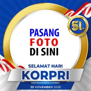 Twibbon Terbaru Hari KORPRI 2022 | twibbon hut korpri 2022 ke 51 7 image