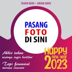 Ucapan Selamat Tahun Baru 2023, Buka Disini! | twibbon selamat tahun baru 2023 2 image