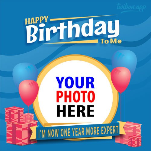 happy blessed birthday to my self funny quotes captions Images PNG 2023 template frame design 9 img