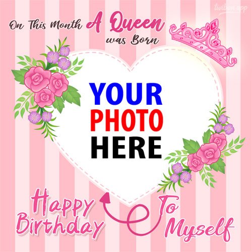 happy blessed birthday to my self funny quotes captions Images PNG 2023 template frame design 8 img