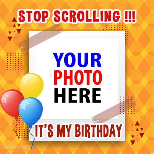 happy blessed birthday to my self funny quotes captions Images PNG 2023 template frame design 3 img
