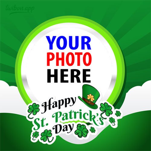 Disney st Patrick's Day - Happy st Patrick's Day template frame design 4 img