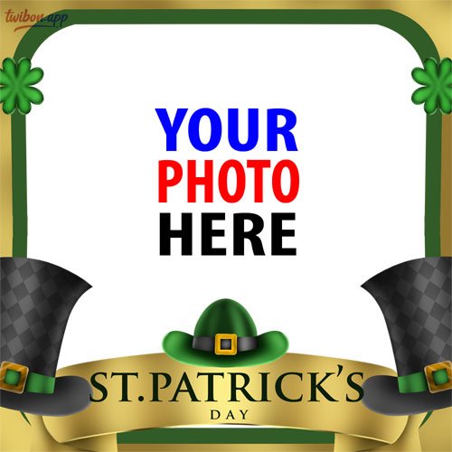 Disney st Patrick's Day - Happy st Patrick's Day template frame design 7 img